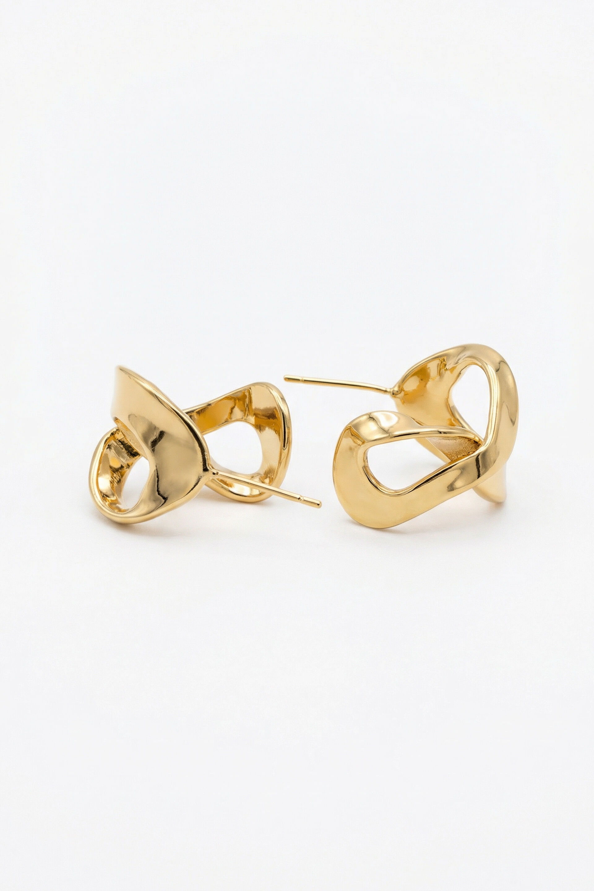 Jenette Gold Hoop Earrings, , image 1